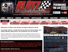 Tablet Screenshot of klotzautorepair.ca